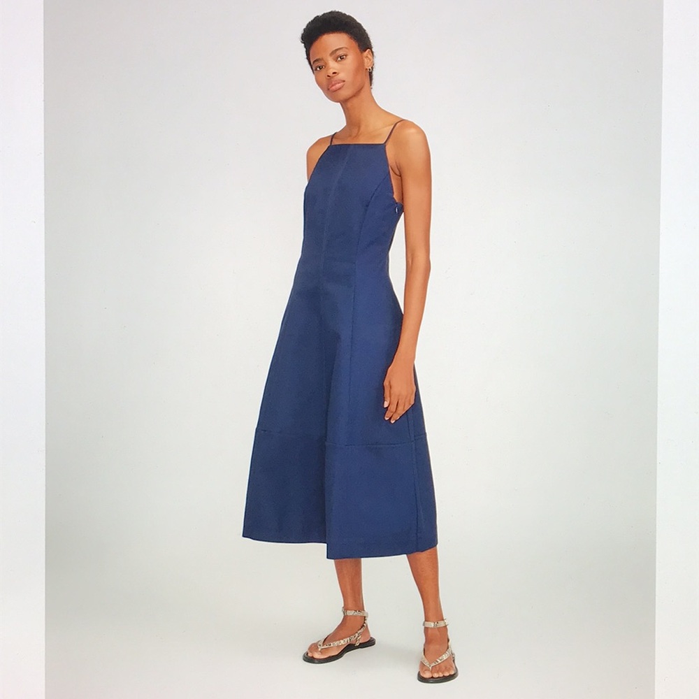 NWT Everlane structured cotton Bell dress